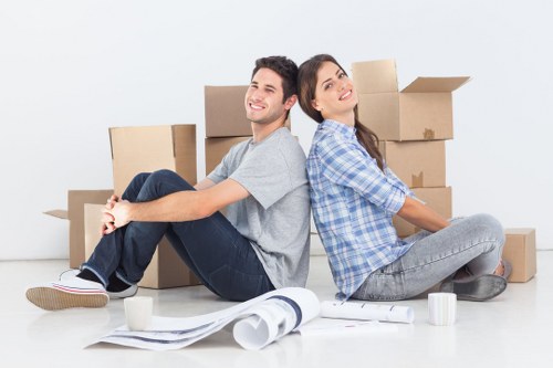 Carefully packed items prepared for long-term storage