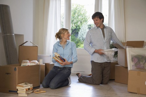 Secure storage units used for removals in Northwoolwich