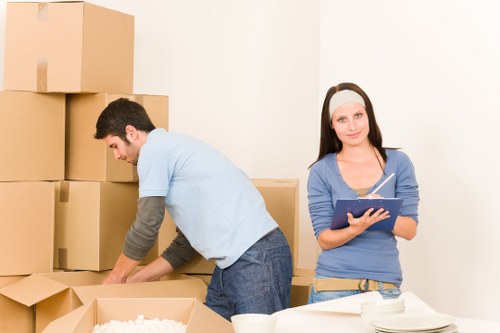 Efficient small removals service for flats and offices in North Woolwich