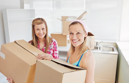 Furniture being loaded for house removals in North Woolwich